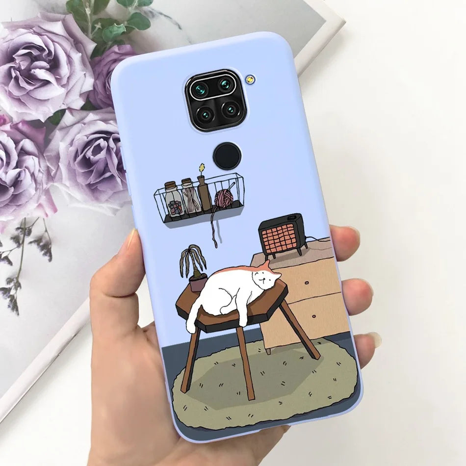 For Xiaomi Redmi Note 9 Case Redmi Note 9s 9 Pro Max Fashion Soft Silicon Phone Bumper For Redmi Note9 9S 9Pro Candy Color Cases