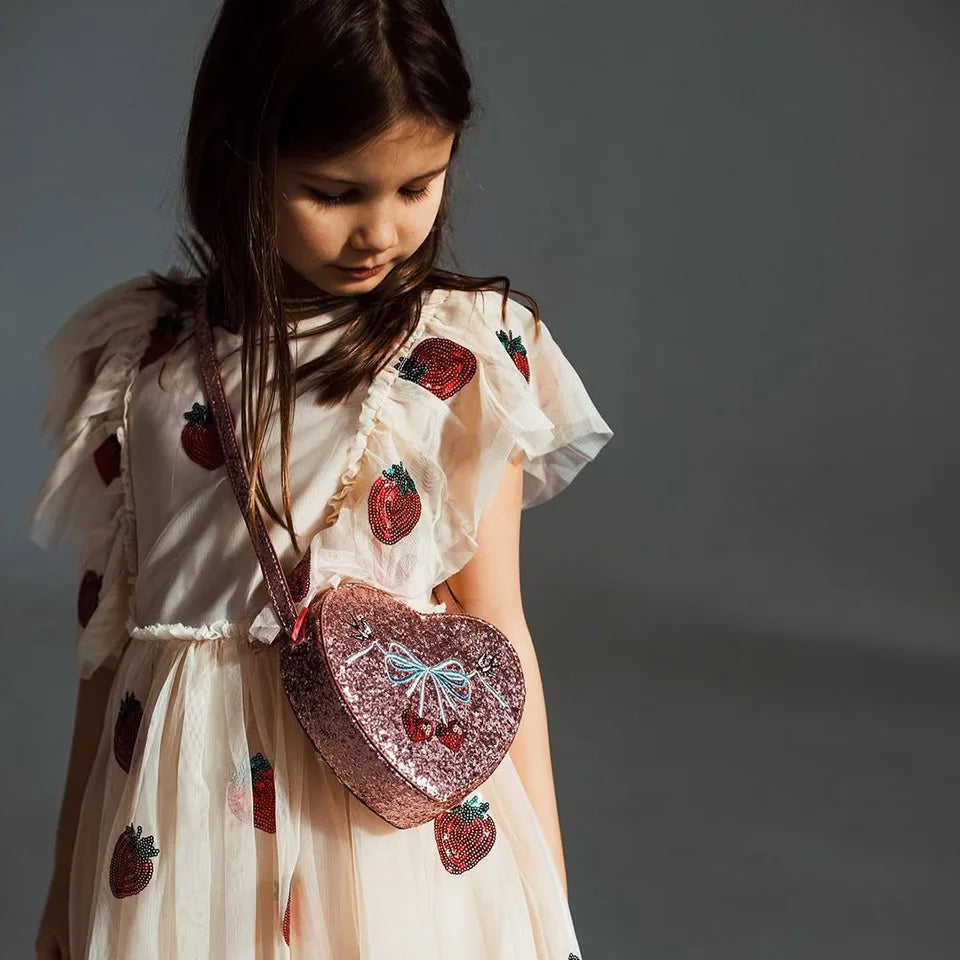 Konges Slojd Summer Baby Girls Princess Dress Kids Clothes Girl Mesh Sequins Dresses Children's Clothing Skirts Party Vestidos