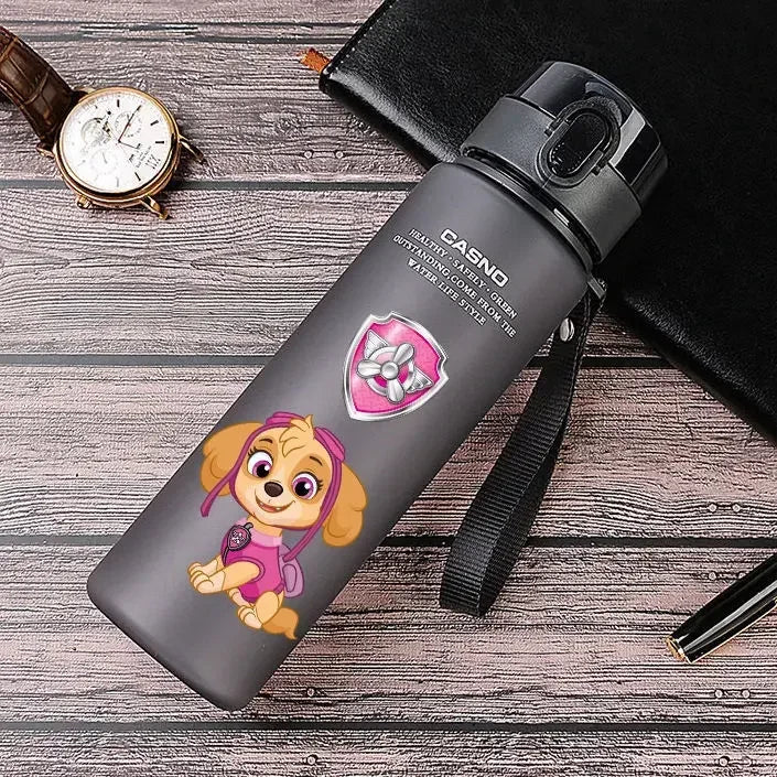 Cartoon Paw Patrol Chase Sports Water Bottle Outdoor Water Bottle Plastic Portable Water Cup Boys Girls Children 400ml or 560ml