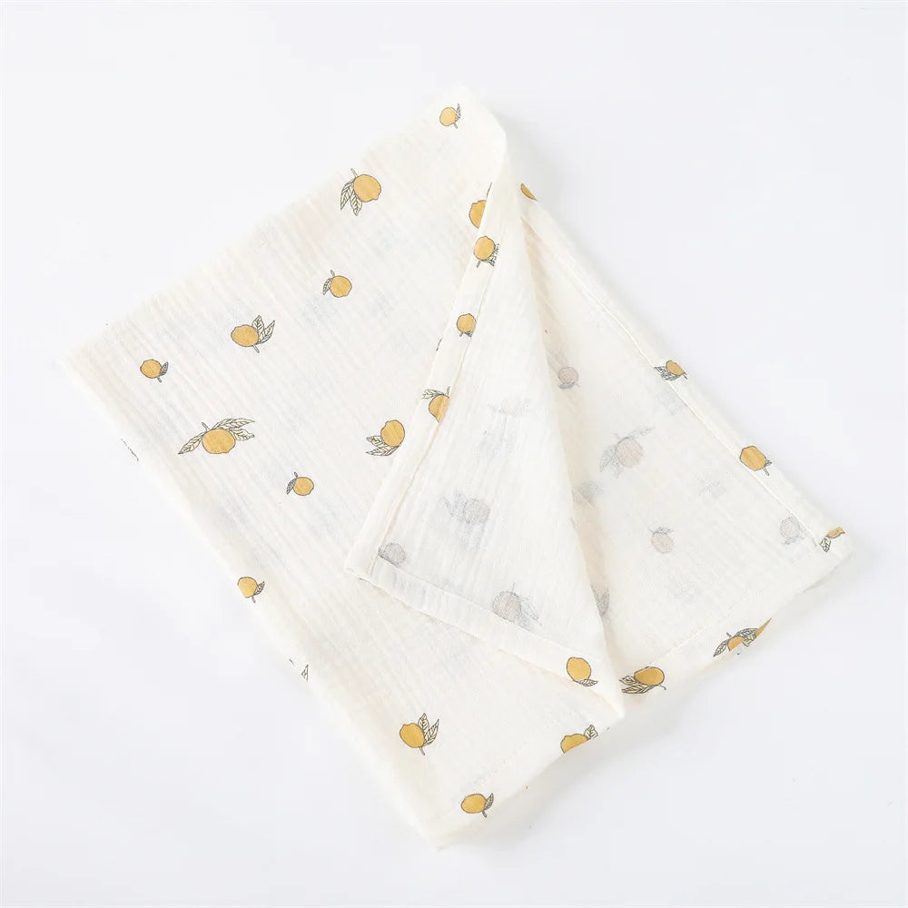 80X65cm Muslin Squares Baby Swaddle Blanket Newborn Diaper Bedding Cotton Stroller Blankets Babies Accessories Infant Nap Cover