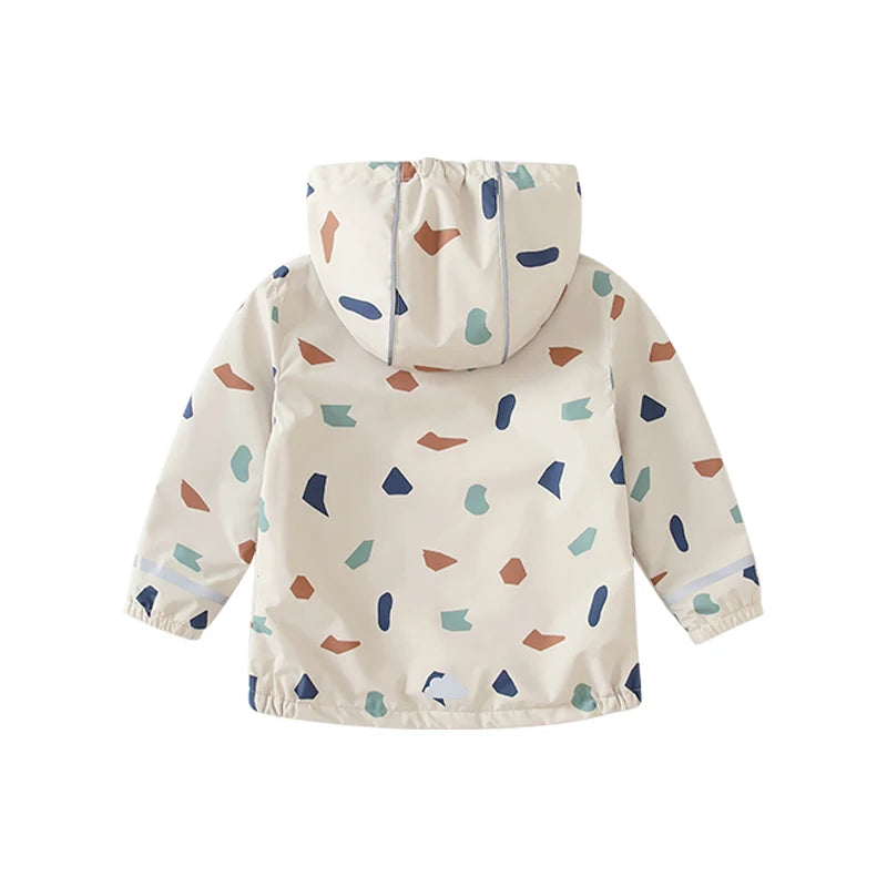 HONEYKING Children's Clothing Sets Raincoat Suit Baby Waterproof Overalls Pants Girls Jumpsuit For Kids Jacket And Trousers Set