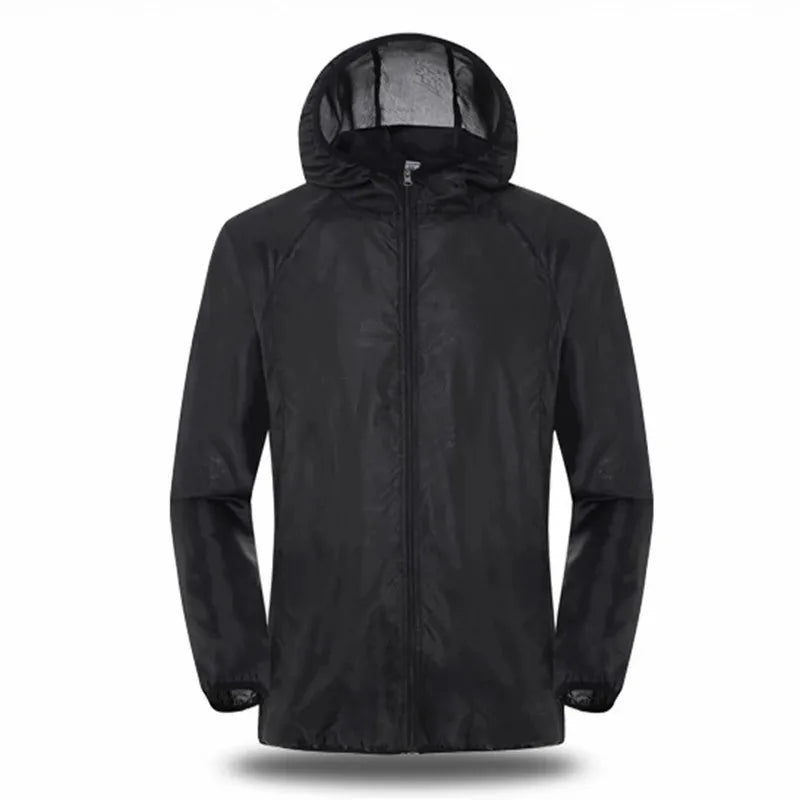 C5 Quick-Drying Waterproof Fishing Coat Unisex Raincoat Outdoor Sun Protection Jackets Lightweight Breathable Women Windbreaker