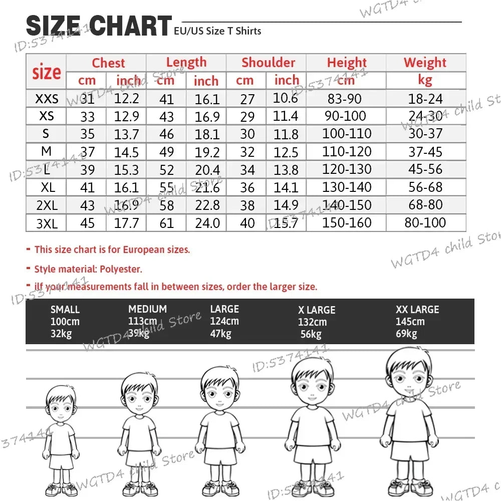 New Sprunki Kids T-shirt Cartoon Game Figure Printed Tops Tees Boys Girls Casual Short Sleeve Tshirt Summer Children's Clothing
