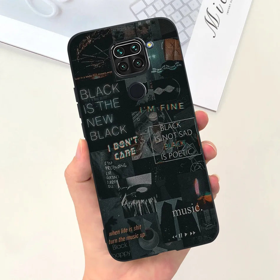 For Xiaomi Redmi Note 9 Case Redmi Note 9s 9 Pro Max Fashion Soft Silicon Phone Bumper For Redmi Note9 9S 9Pro Candy Color Cases