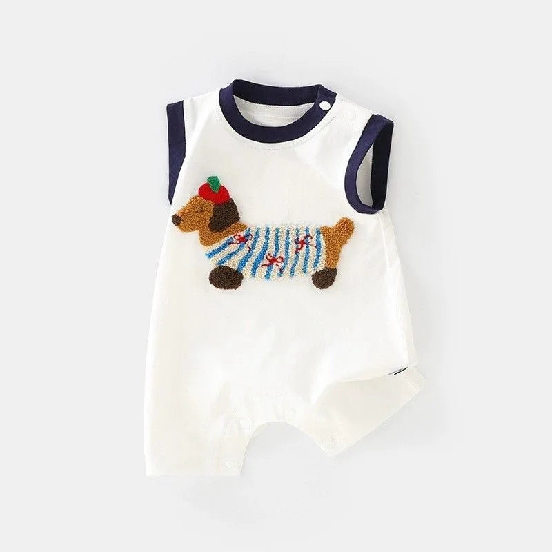 Baby Girl Romper Summer Toddler Baby Girl Clothes Sleeveless Bodysuit Infant Breathable One-piece Jumpsuit