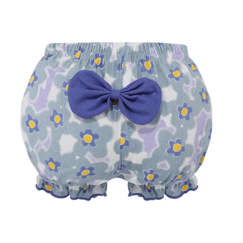 Clearance 100%Cotton Baby Underpants Kids Girl Infant Fashion Stripe Bow Panties For Children High-Quality Shorts Gifts
