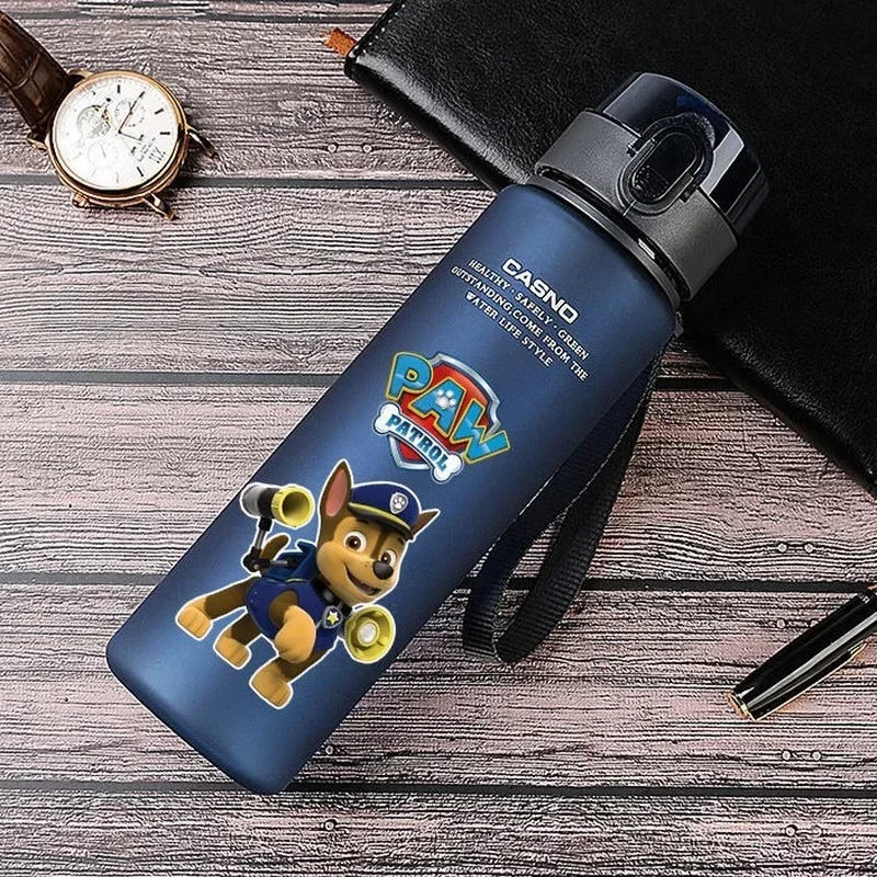 Cartoon Paw Patrol Chase Sports Water Bottle Outdoor Water Bottle Plastic Portable Water Cup Boys Girls Children 400ml or 560ml