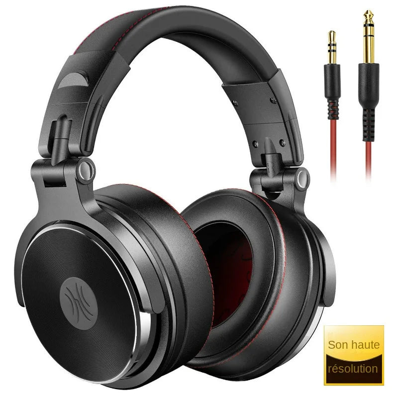 Oneodio Wired Professional Studio Pro 50 DJ Headphones With Microphone Over Ear HiFi Monitor Music Headset Earphone For Phone PC