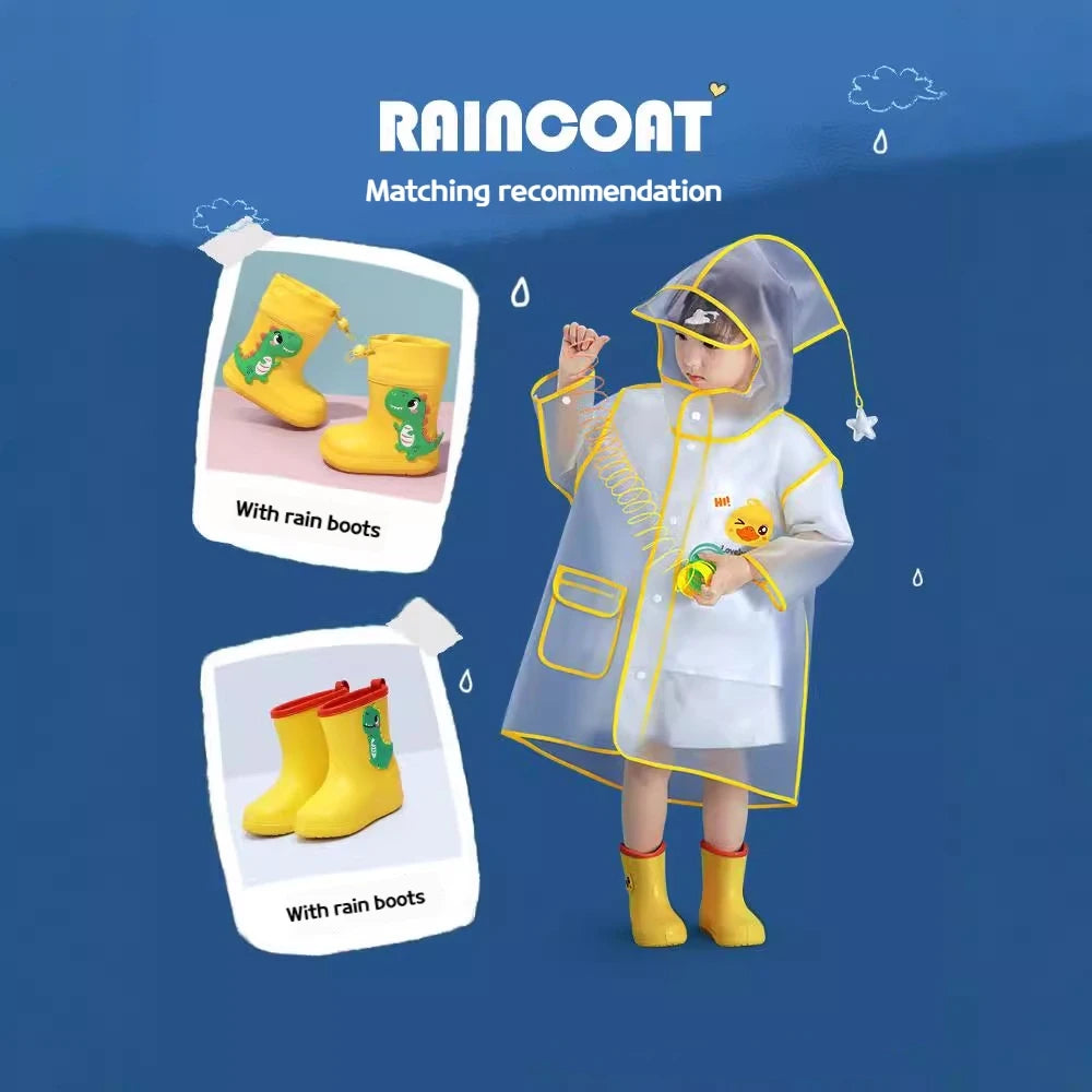 Special Raincoats for School Students Boys And Girls Waterproof Outdoor Rain Jackets  Protective Coats