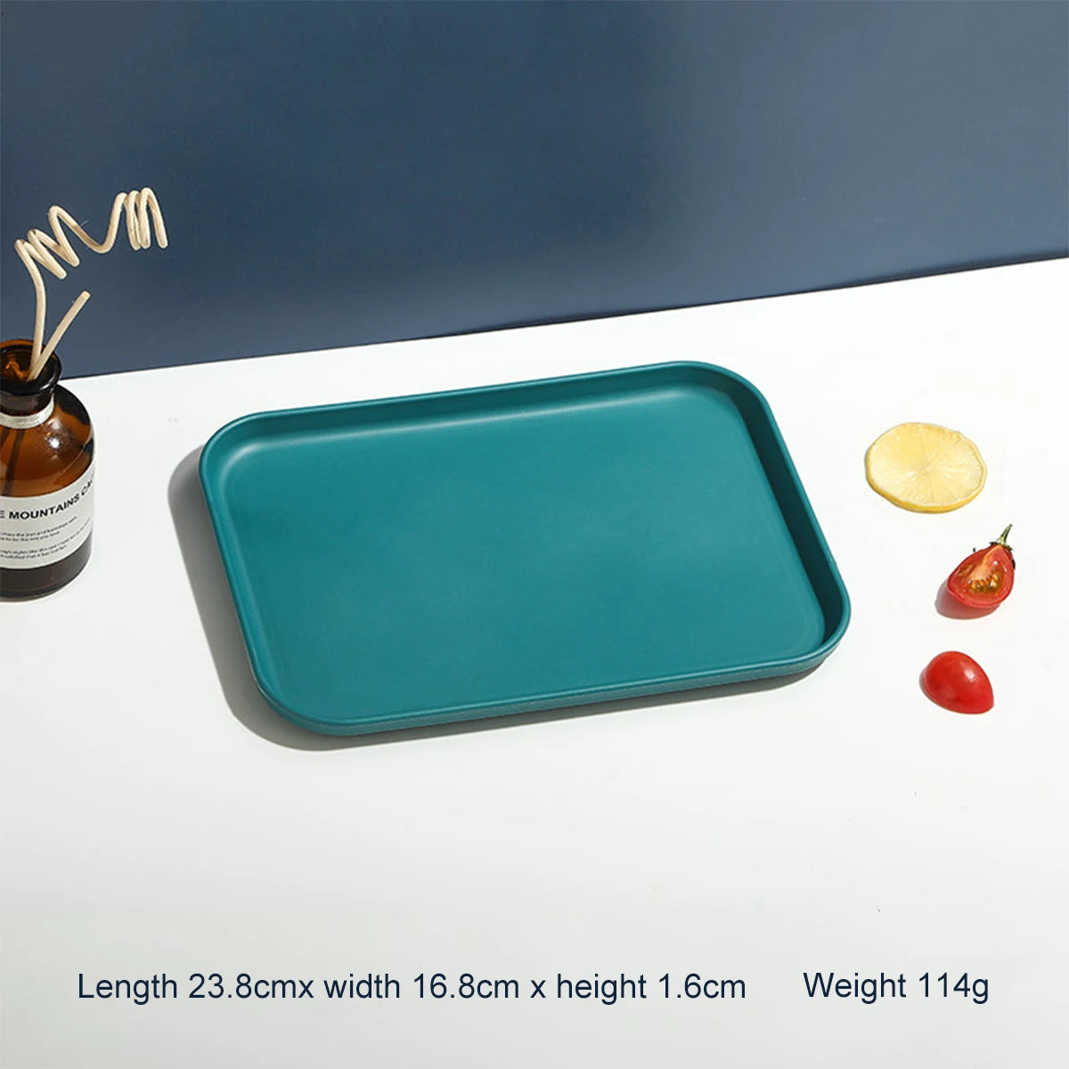 Rectangular Tray Plastic Restaurant Household Cup Tea Tray Catering Fast Food Barbecue Tray Kitchen Supplies