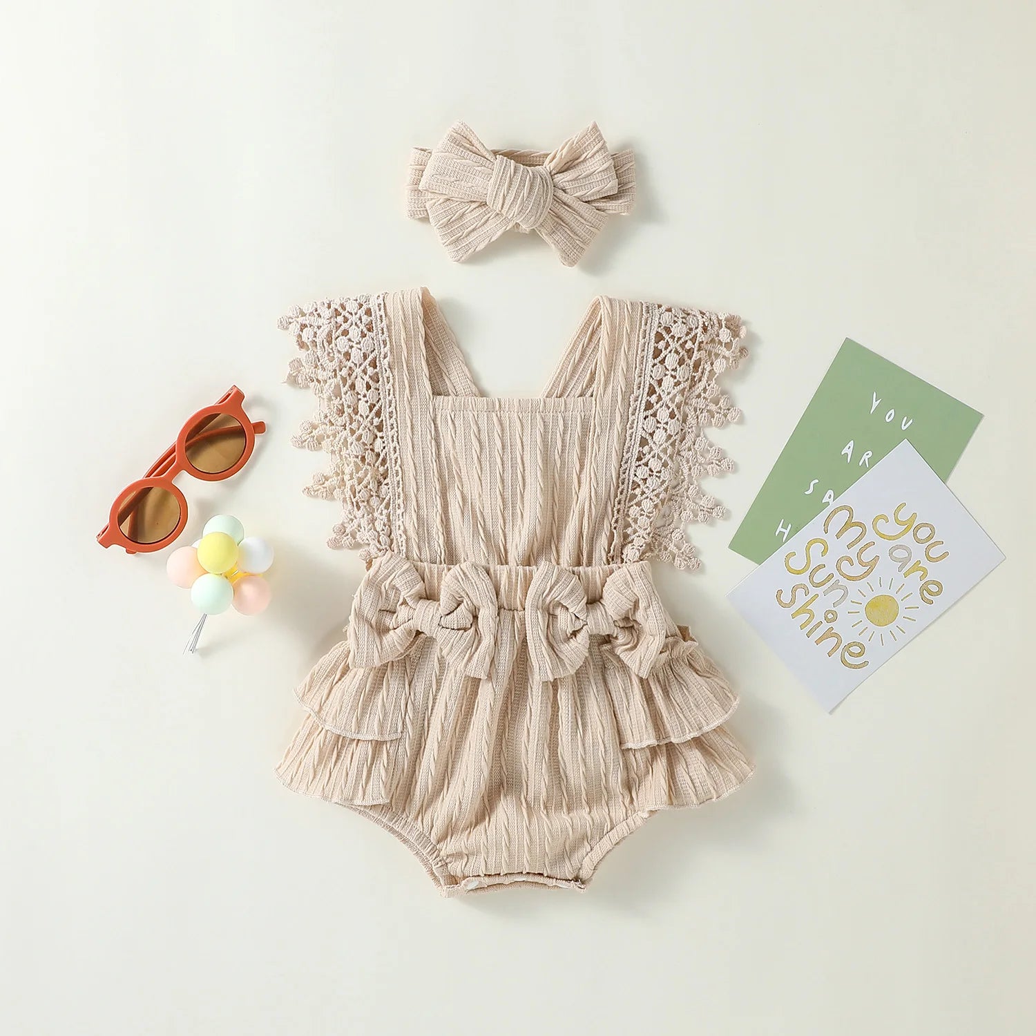 2024 New Style Baby Girls Summer Sleeveless Solid With Bow Fashion Outdoor Streetwear Dress