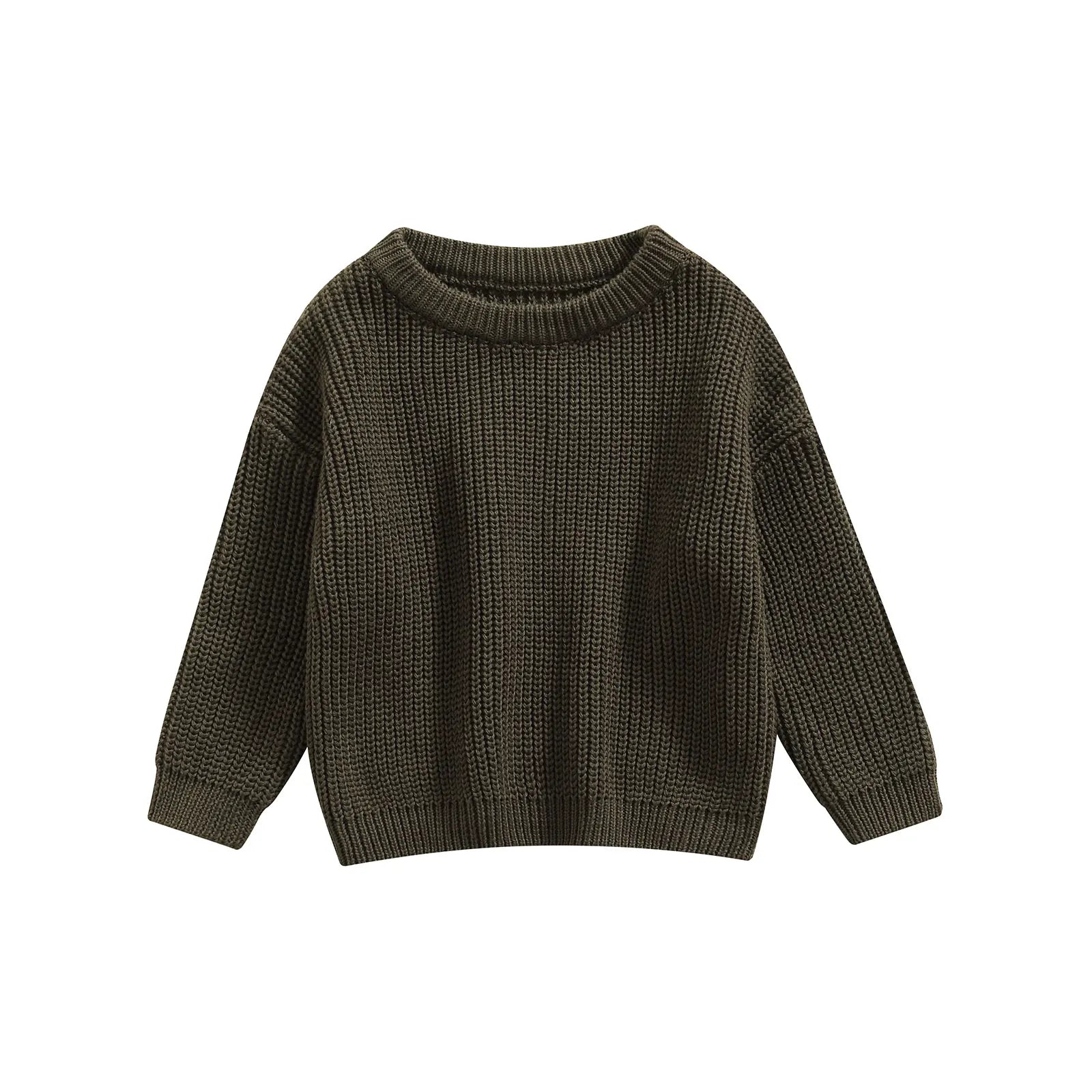 0-9M Autumn New Baby Boys Girls Clothes Baby Sweater Toddler Knit Sweater Newborn Knitwear Long Sleeve Cotton Baby Pullover Tops