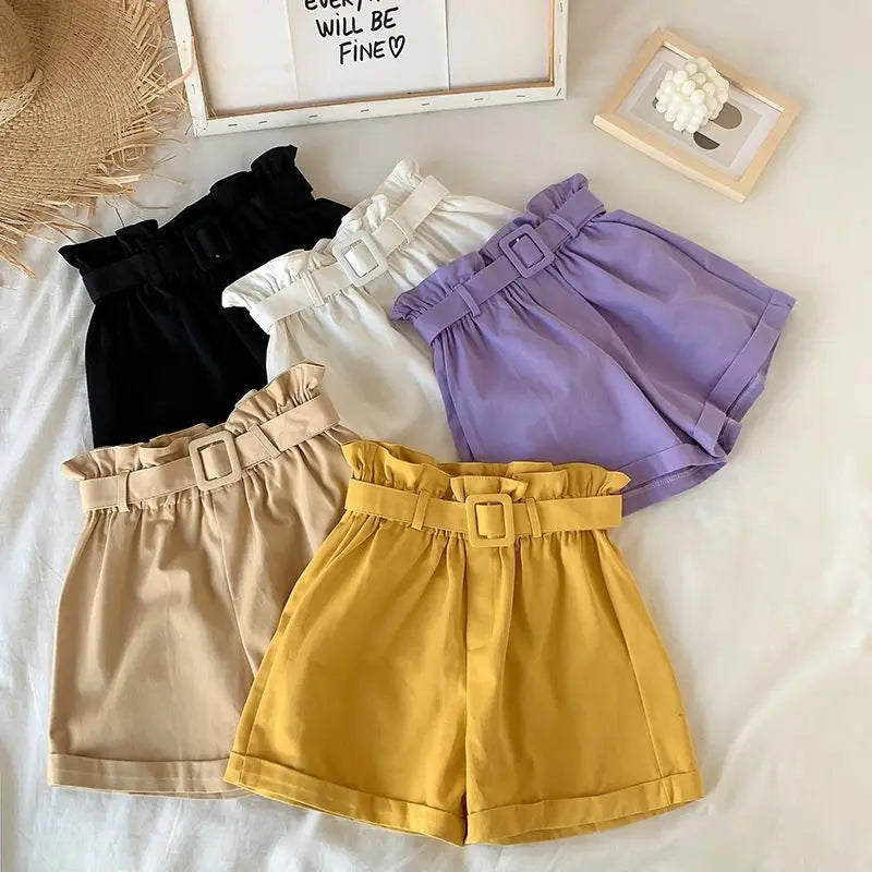 2024 Summer Kids New Girls Shorts Baby Thin Short Pant Trousers Children's Korean Girls Style Casual Clothing 3-12Yrs