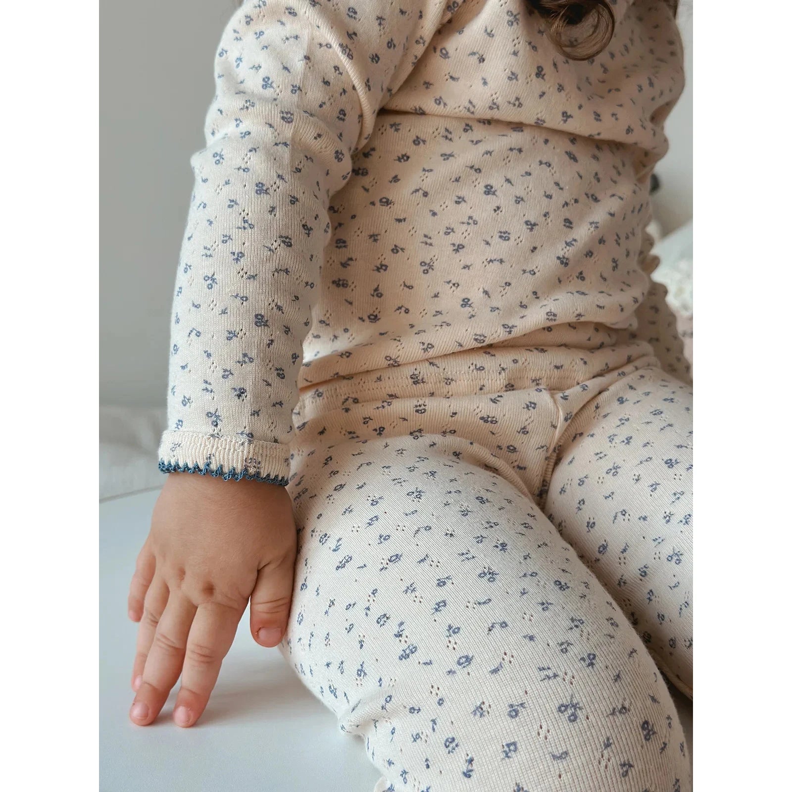 1-6T Toddler Kid Baby Girl Clothes Set Summer 100% Cotton Long Sleeve T Shirt Top Pant Suit Homewear Stretch 2pcs Pajamas Set