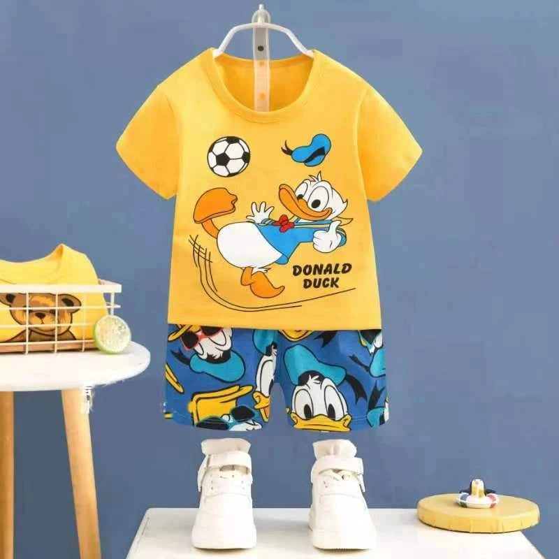 Summer Baby Boy clothes Short sleeve Newborn Baby Clothes Set 2 Pieces Children's Clothes Set leisure Toddler Clothes