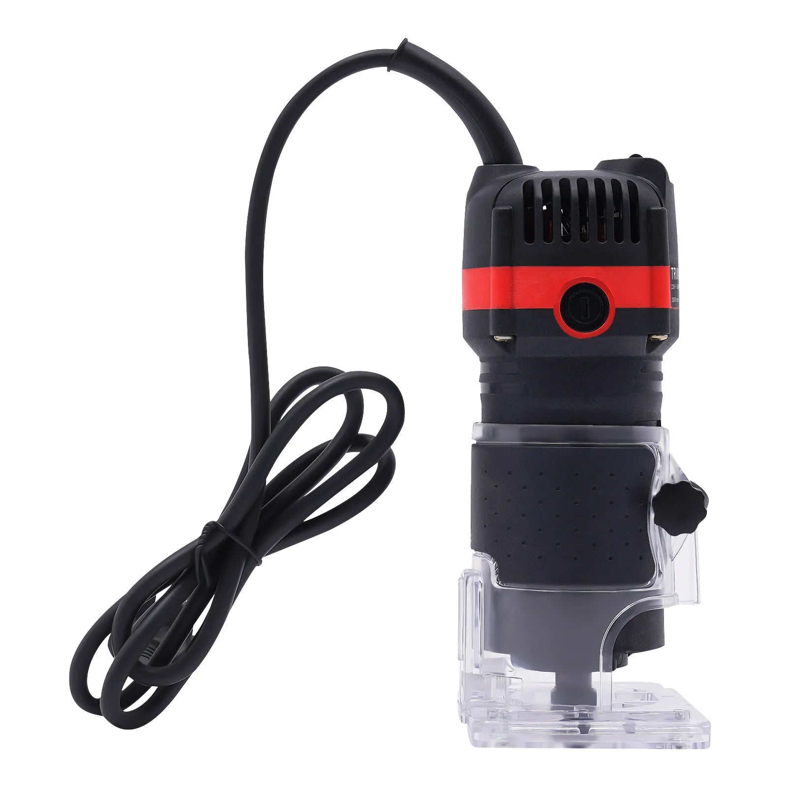 Router Tool with 800W Motor, 15 Collets, Adjustable Depth, for Grooving, Trimming, and Woodworking Projects