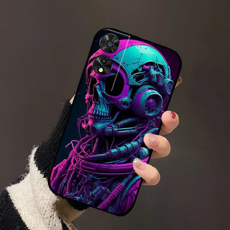 For TCL 50 5G Case, 505, 50 SE Fashion Cartoon Flowers Soft TPU Silicone Phone Cover for TCL 50 XE Nxtpaper Shockproof Coque Fundas
