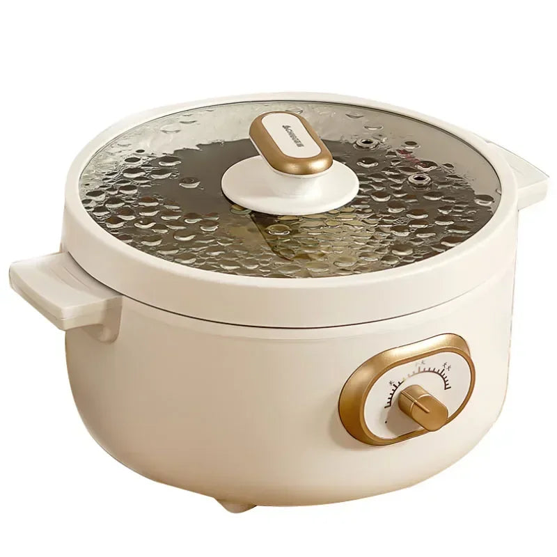Upgrade 220V/1000W Integrated Household Electric Hot Pot ZG-YD217 Multifunctional Rice Cooker 3L Portable Desktop Electric Cooke