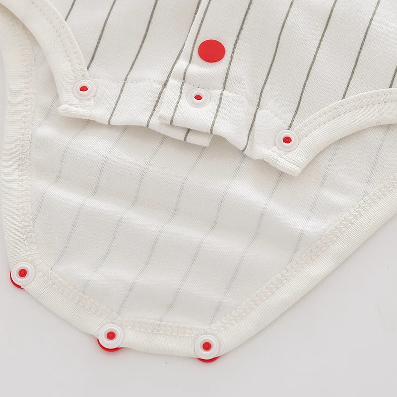 Newborn jumpsuit, summer short-sleeved harem, boy baby romper, jumpsuit, casual thin breathable trendy uniform
