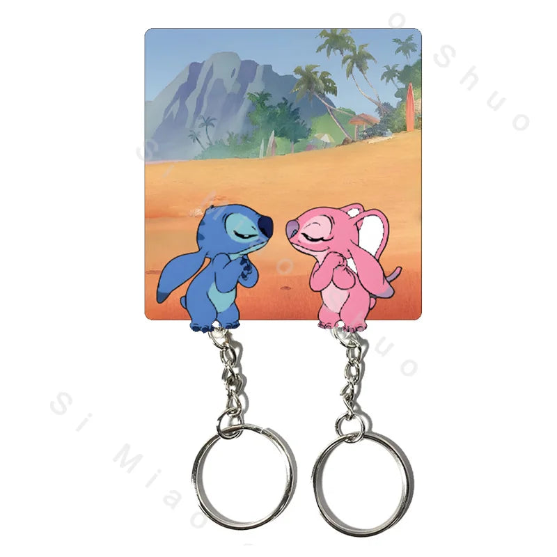 Couple Key Holder Wall Keychain Hanger Prevent Loss Key Pendant Home Decor Refrigerator Sticker Key Organizer Storage For Gift