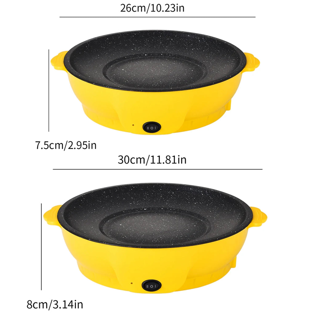 220V Multifunctional Electric Baking Tray Koekenpan Niet-Plakkerige Grill Geroosterde Pan Fornuis Barbecue Keuken Tool