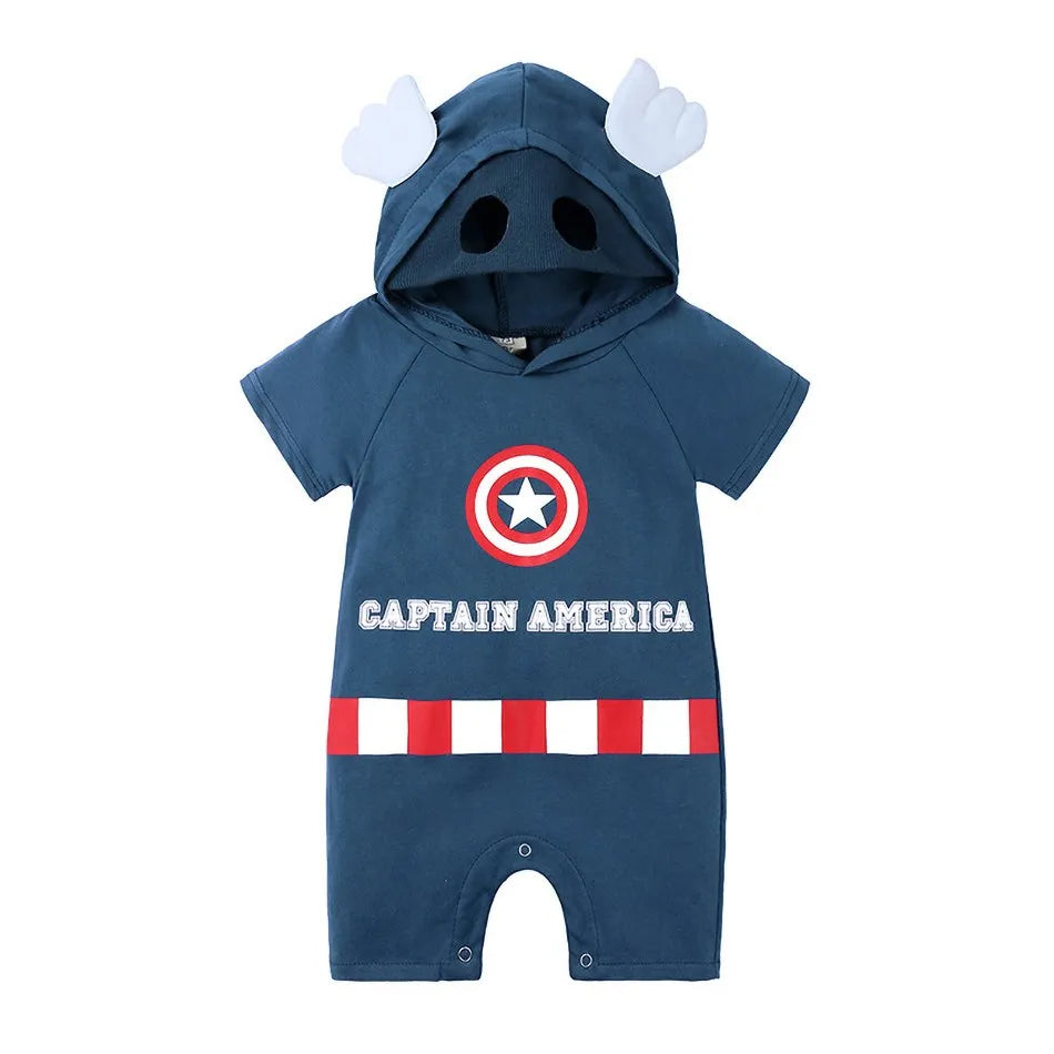Baby Halloween Costume Newborn Baby Boy Girl Romper Jumpsuit Infant Cartoon Print Jumpsuit Baby Clothes 3 6 9 12 18 24 Months