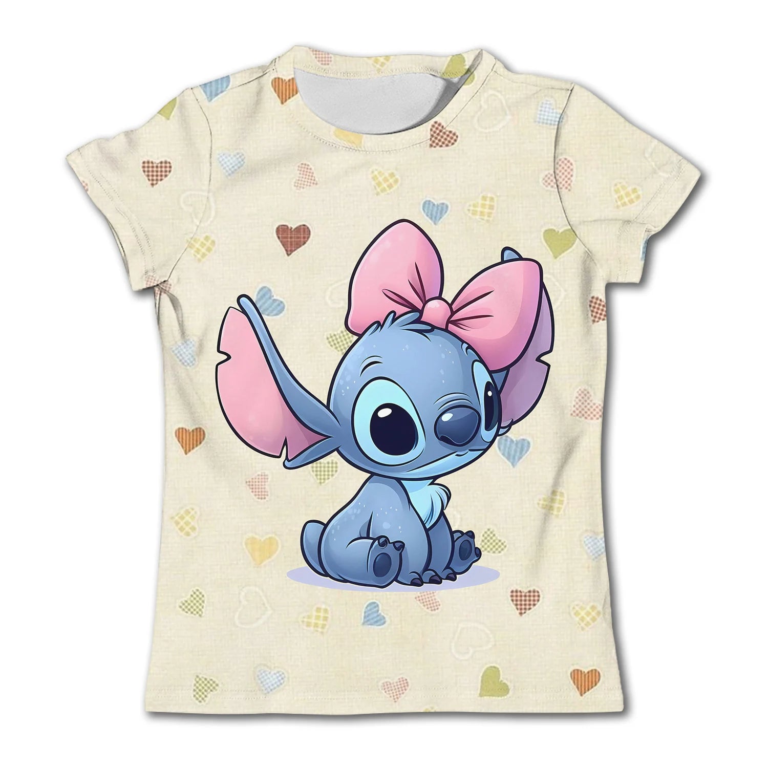Birthday T Shirts for Kids Cartoon Girls Stitch Clothes Boys Baby T-shirt Girl Soft Short Sleeve KID Sportswear Child Top Tees