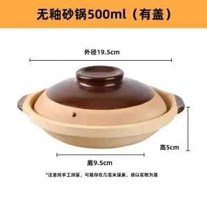 18cm 20cm Ceramic Casseroles Soup Pot Cooking Casserole Clay Stew Stew Pots Earthenware Pot Kitchen Cookware Kitchenware