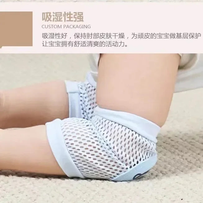 Baby Knee Pads Safety Mesh Kneepad Protector Leg Warmer cushion Legging Infants Children Kids Girl Boy Crawling Elbow Toddlers