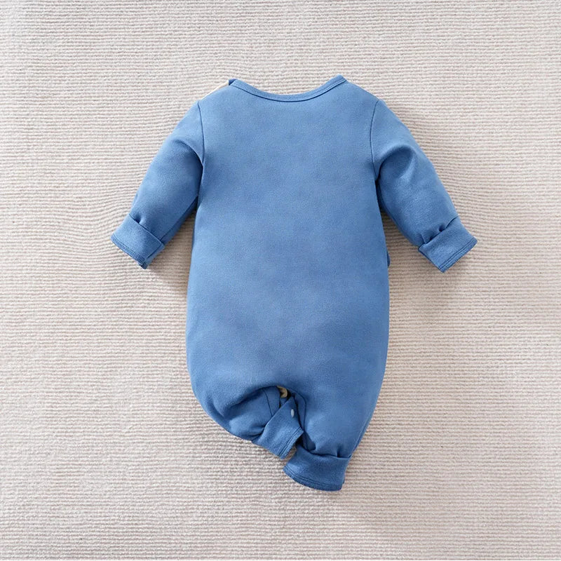 Elephant Print Clothes, Spring and Autumn Baby Boys' and Girls' Clothing, Cartoon, 0-18 Months, Newborn Baby, Long Sleeve Print.