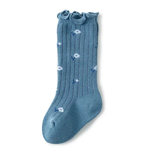 Lawadka Newborn Baby Girls Socks Spring Autumn Fashion Cotton Print Children's Socks for Girls Beauty Toddler Sock 12M 24M 3T 5T