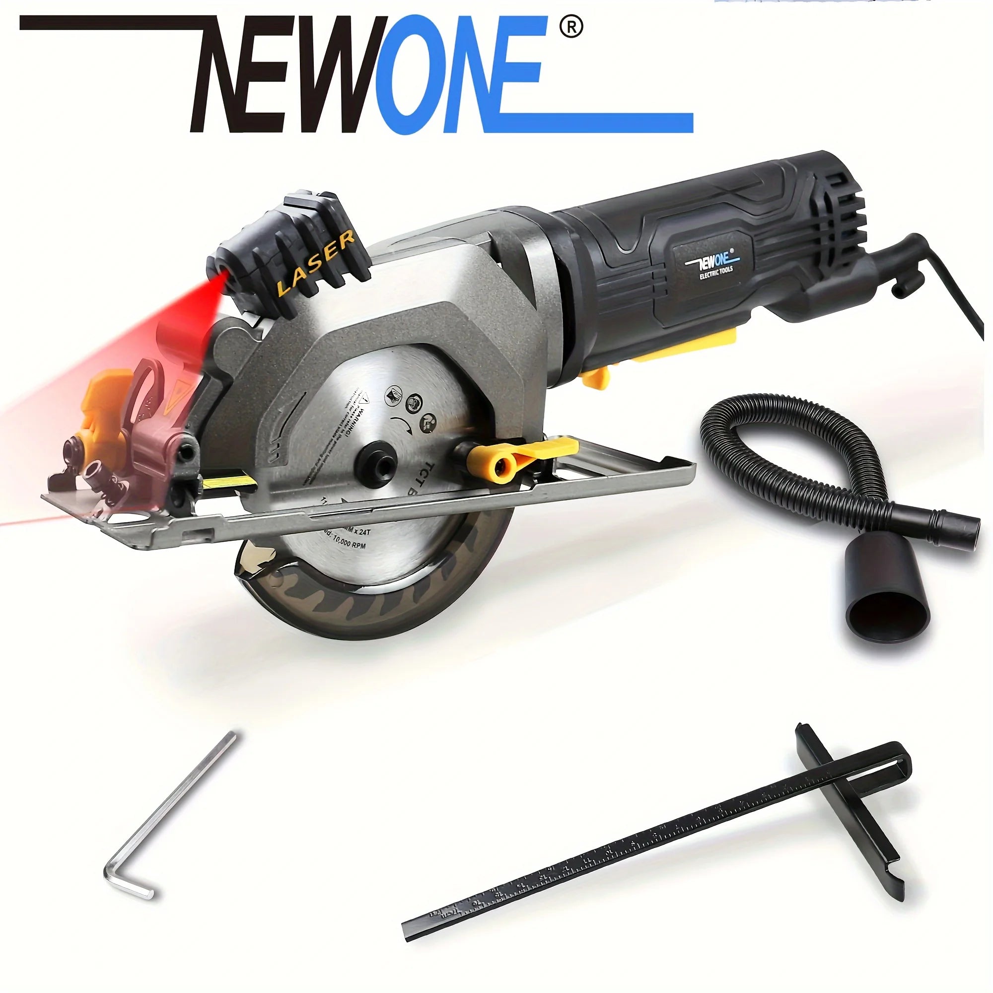 120V/230V 600W Electric Power Tool Electric Mini Circular Saw With Laser multi-function Saw For Cutting Wood,PVC Tube, Tile