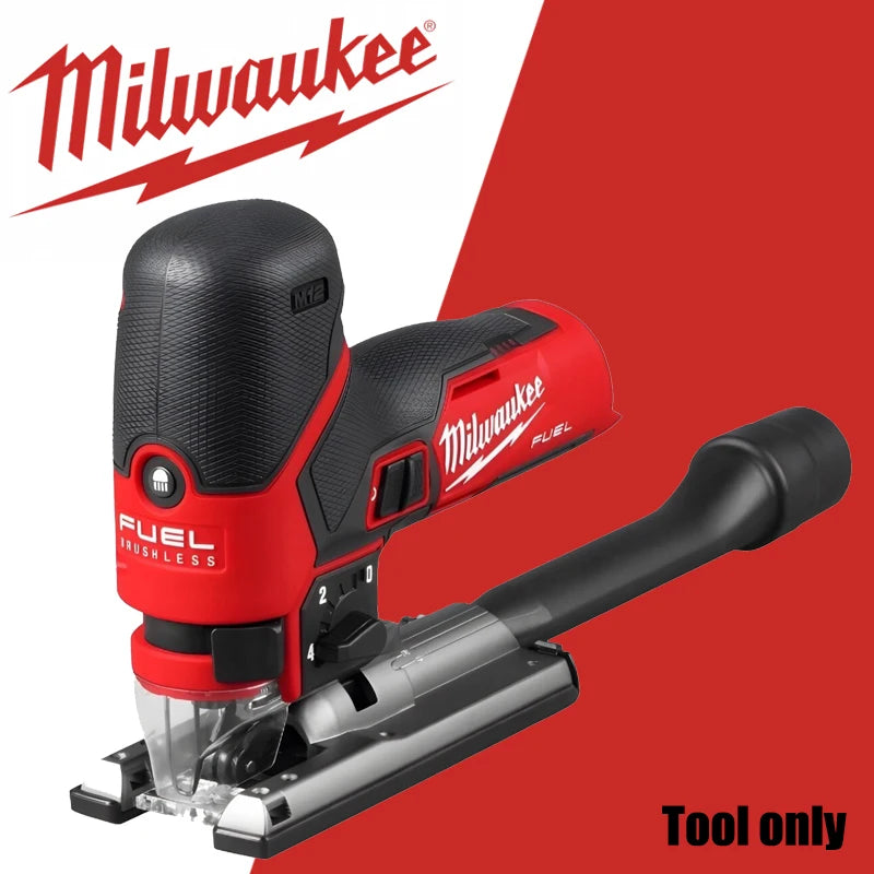 Milwaukee M12 FJS Bodygrip Jigsaw 12V Brushless Cordless Jig Saw Variable Speed ​​Electric Jigsaw Bare Machine Power Tools