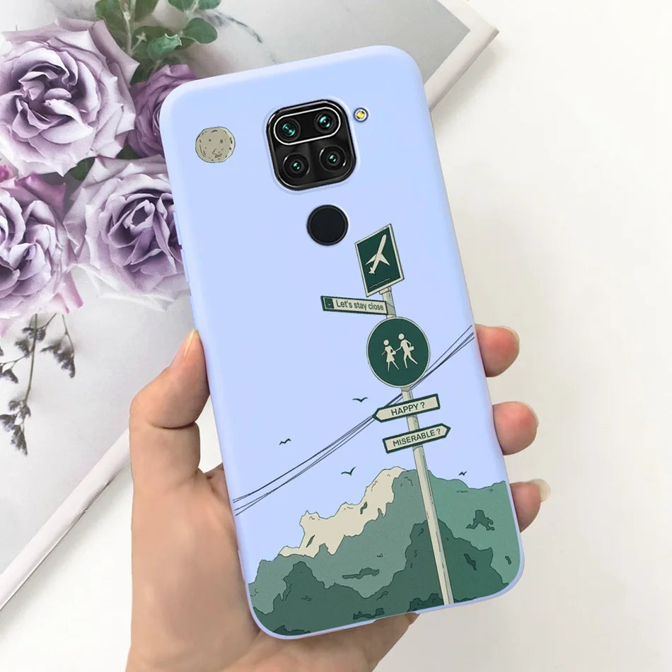 For Xiaomi Redmi Note 9 Case Redmi Note 9s 9 Pro Max Fashion Soft Silicon Phone Bumper For Redmi Note9 9S 9Pro Candy Color Cases