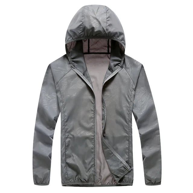 C5 Quick-Drying Waterproof Fishing Coat Unisex Raincoat Outdoor Sun Protection Jackets Lightweight Breathable Women Windbreaker