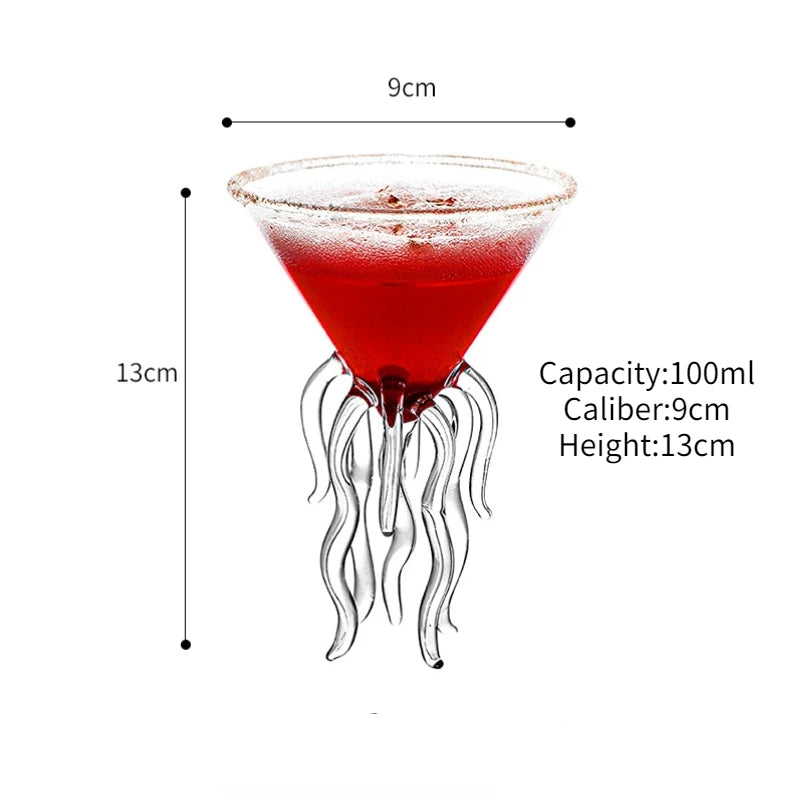 Creative Cocktail Glass Cup Beer Juice Whiskey Glass Cup Martini Wine Cup For Drinking Bar Party Wedding Christsmas Gift Tool