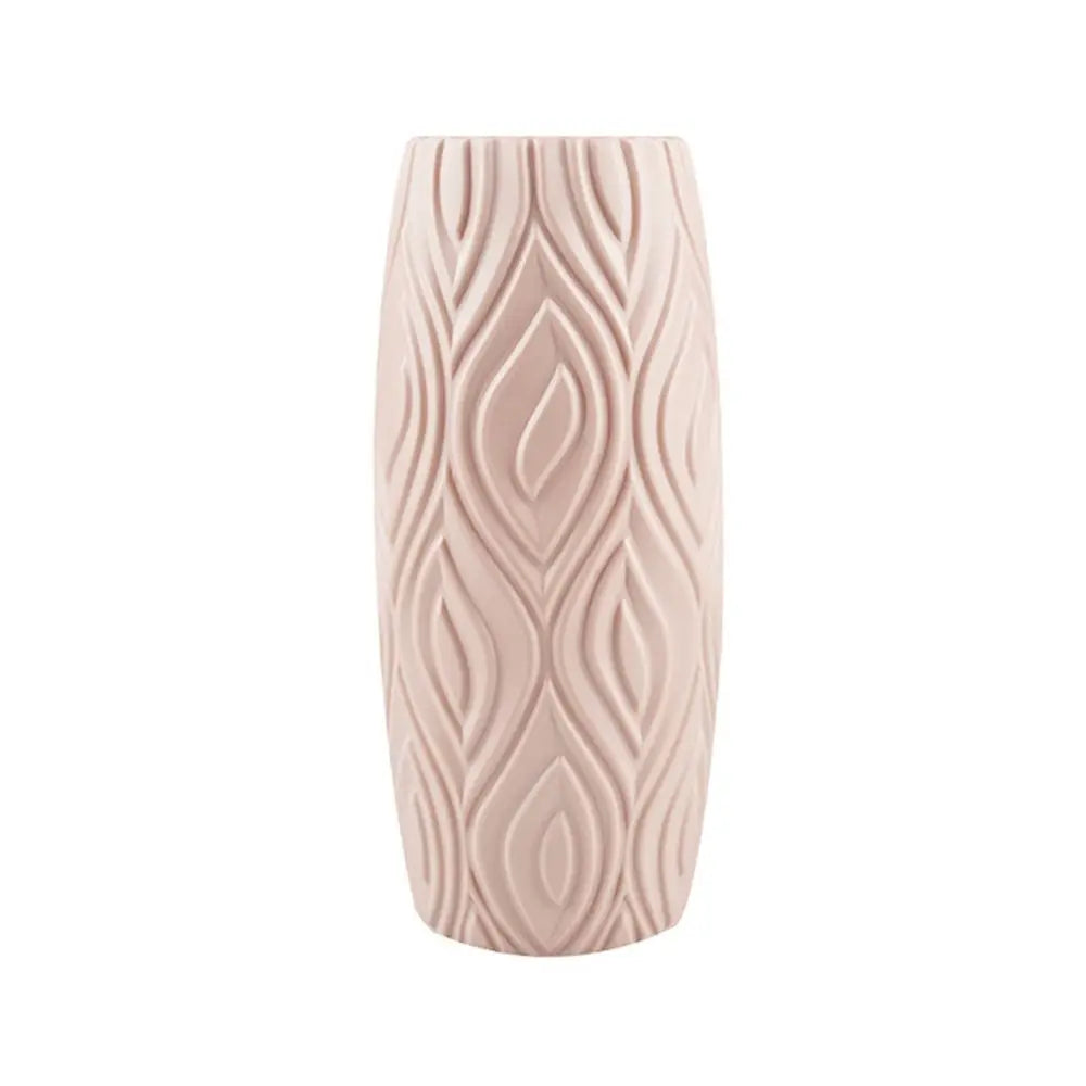 Nordic Style Plastic Imitation Glaze Vase Modern High Quality Shatterproof Flower Vases Flower Arrangement Plant Pot Basket