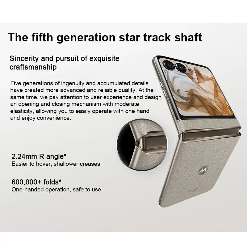 Motorola Moto Razr 50 Folded Screen Phone Dimensity 7300X 50MP main camera 32MP front camera 6.9"  30W charge 4200mAh Battery