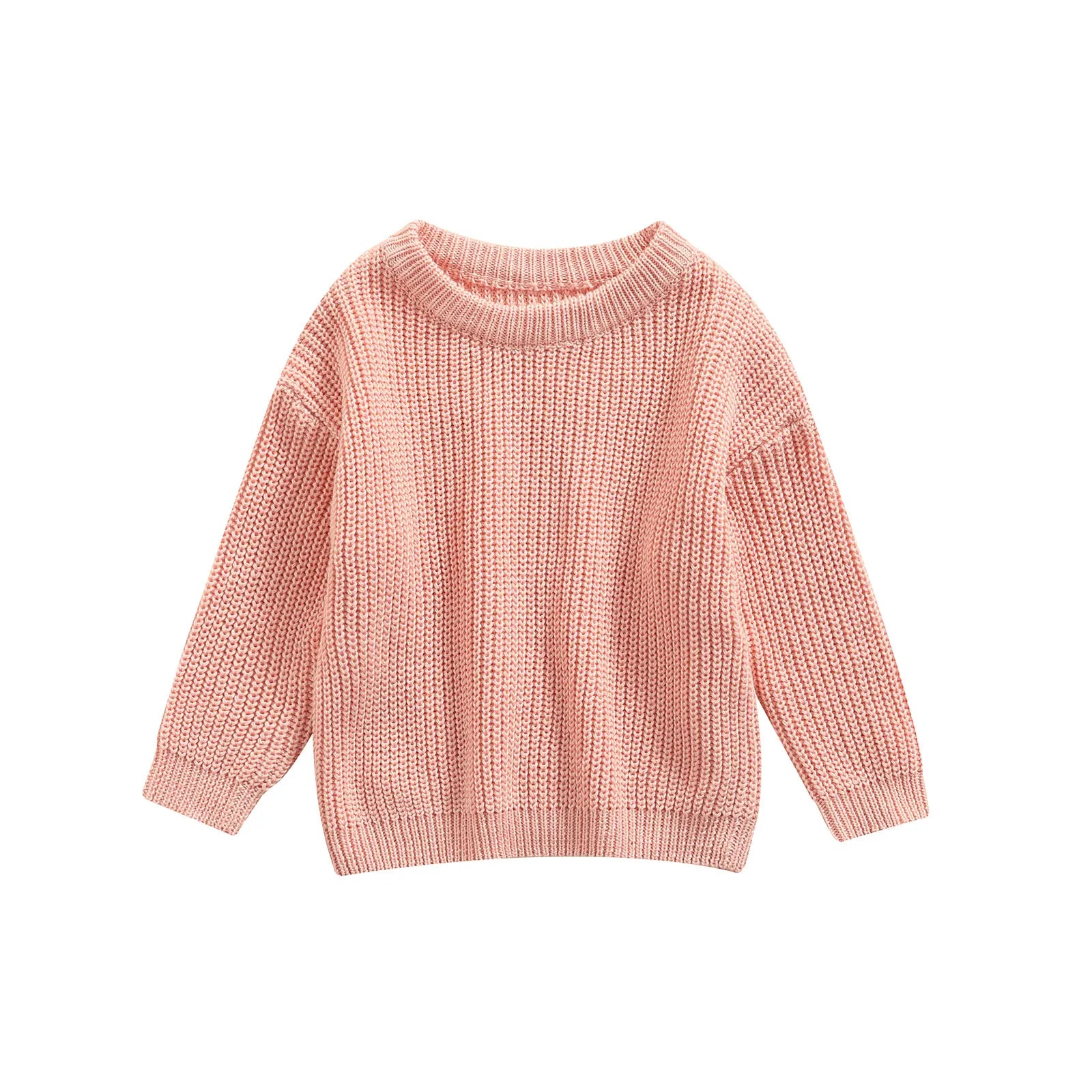 0-9M Autumn New Baby Boys Girls Clothes Baby Sweater Toddler Knit Sweater Newborn Knitwear Long Sleeve Cotton Baby Pullover Tops