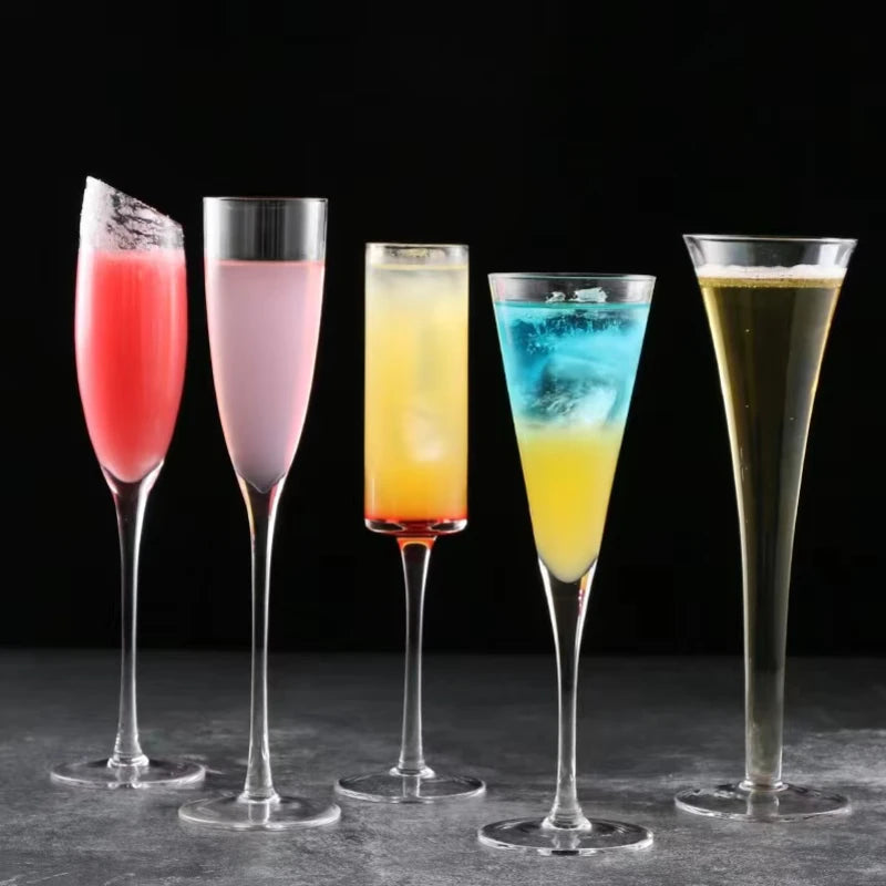 Creative Cocktail Glass Cup Beer Juice Whiskey Glass Cup Martini Wine Cup For Drinking Bar Party Wedding Christsmas Gift Tool