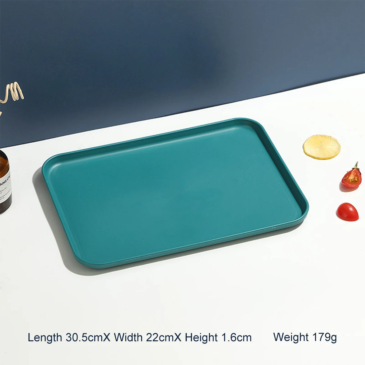 Rectangular Tray Plastic Restaurant Household Cup Tea Tray Catering Fast Food Barbecue Tray Kitchen Supplies