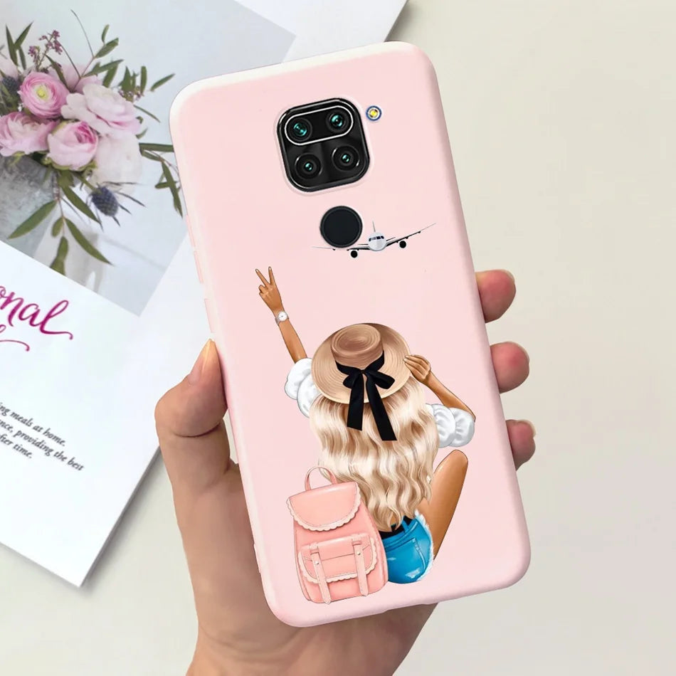 For Xiaomi Redmi Note 9 Case Redmi Note 9s 9 Pro Max Fashion Soft Silicon Phone Bumper For Redmi Note9 9S 9Pro Candy Color Cases
