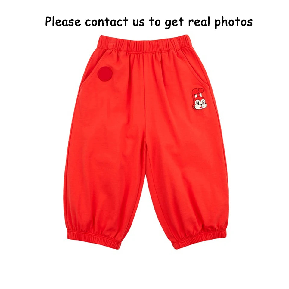 Summer Korean Children Clothes Set Bebe Girls Strawberry Print Vest Tee Boys Cartoon T-shirts Shorts Kid Sweatshirts Tee Pants