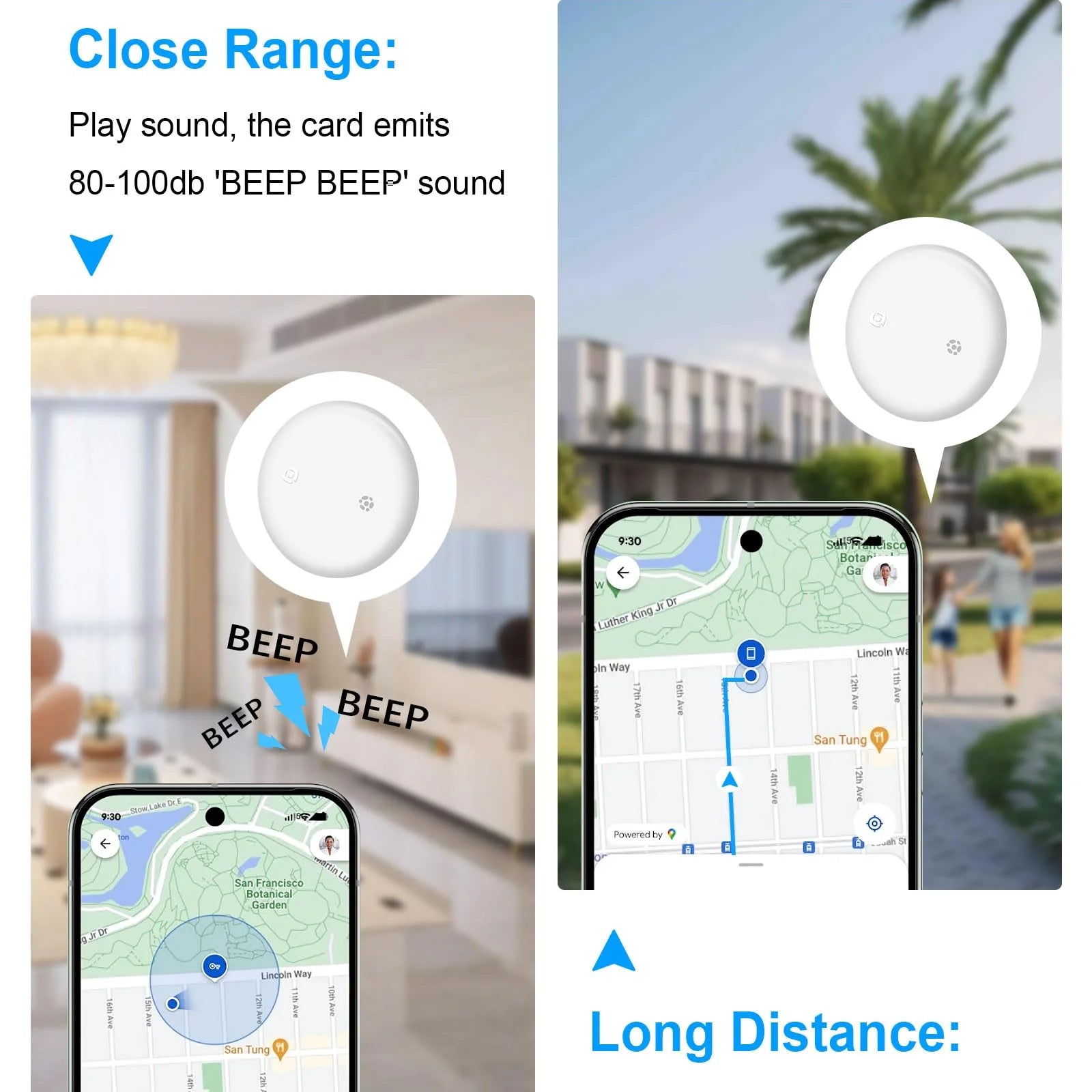 New Mini Gps Smart Tracking Tag for Ios or Android System Bluetooth Waterproof Tracker/key Finder/luggage Tracker/item Locator