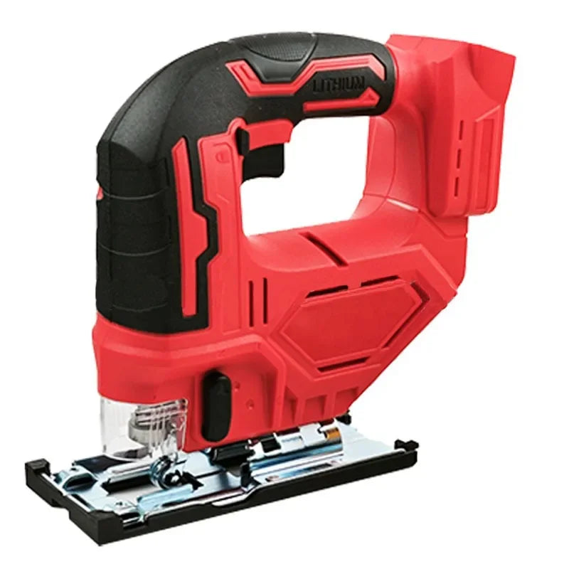 Electric Jig Saw for Milwaukee 18V Battery 2700RPM Variable Speed ​​3 Position Orbital Setting Cordless Jigsaw Tool (No Battery)