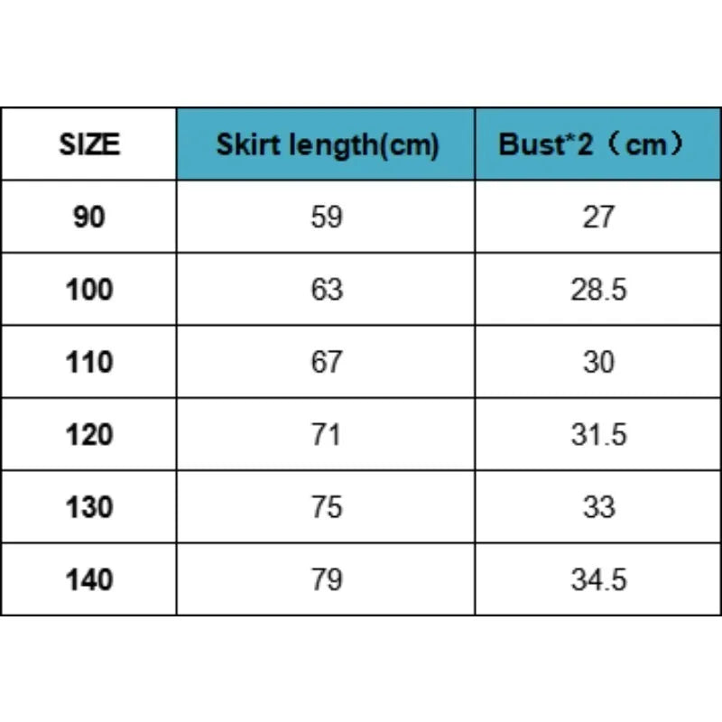 Summer Princess Unicorn Party Dress for Girls with Flying Sleeves Children's Clothing 3-8 Years Old Baby Dresses