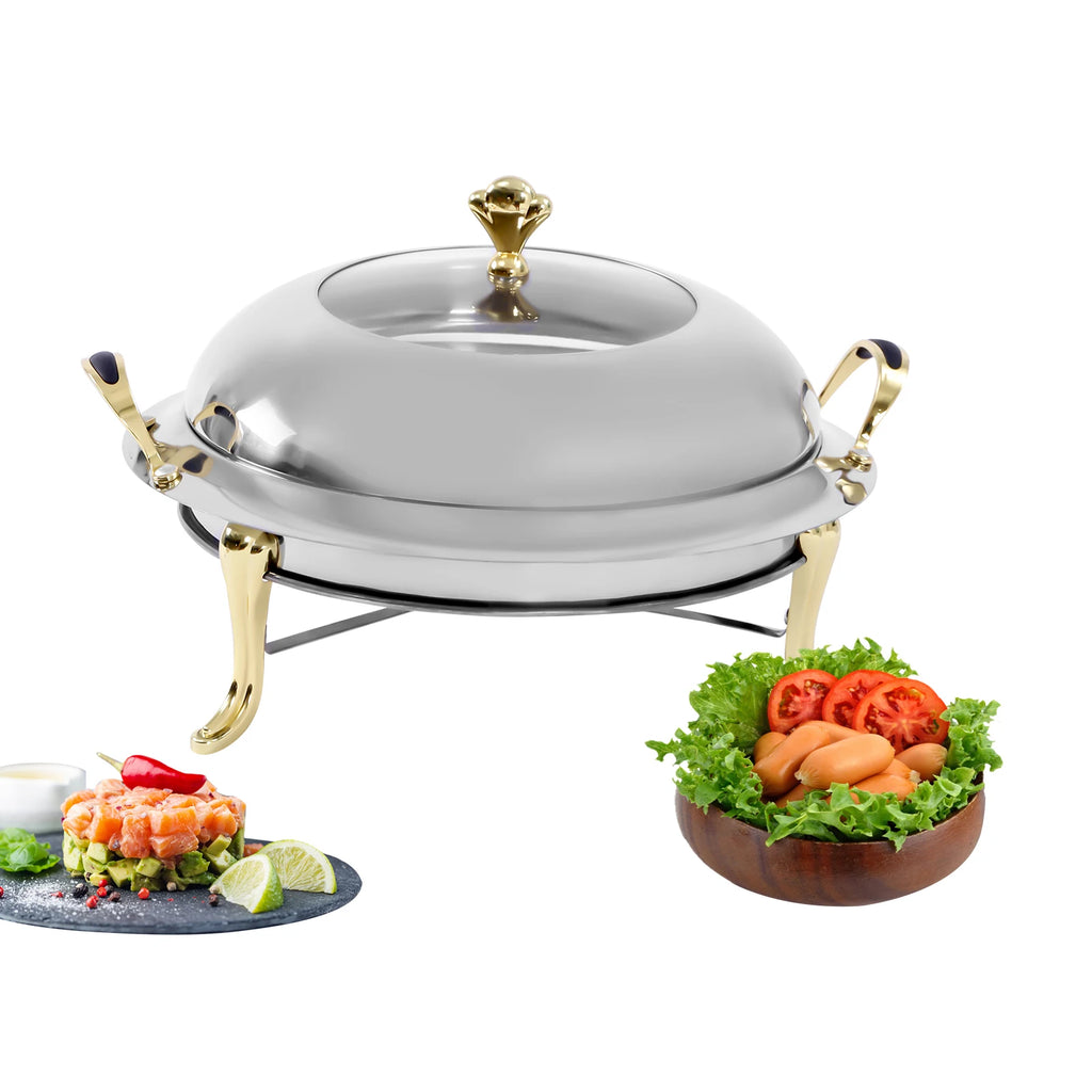 Chafing Dish 3.0 Liter Food Warmer Keep Warm Container Heat Container for Household