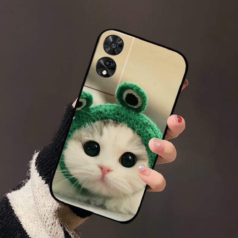For TCL 50 5G Case, 505, 50 SE Fashion Cartoon Flowers Soft TPU Silicone Phone Cover for TCL 50 XE Nxtpaper Shockproof Coque Fundas