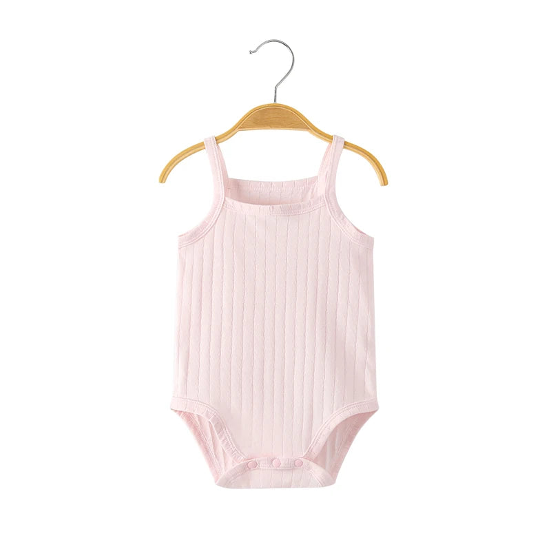 Soft &amp; Breathable Cotton Summer Sleeveless Baby Romper Baby Girl Bodysuit Newborn Baby Clothes Baby Jumpsuit