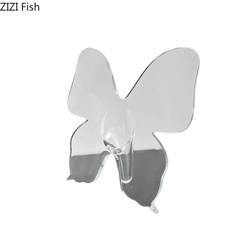 Creative Butterfly Vase Flowers Pot Desk Decoration Flower Arrangement Butterfly Decorative Floral Vases Room Aesthetic Decor